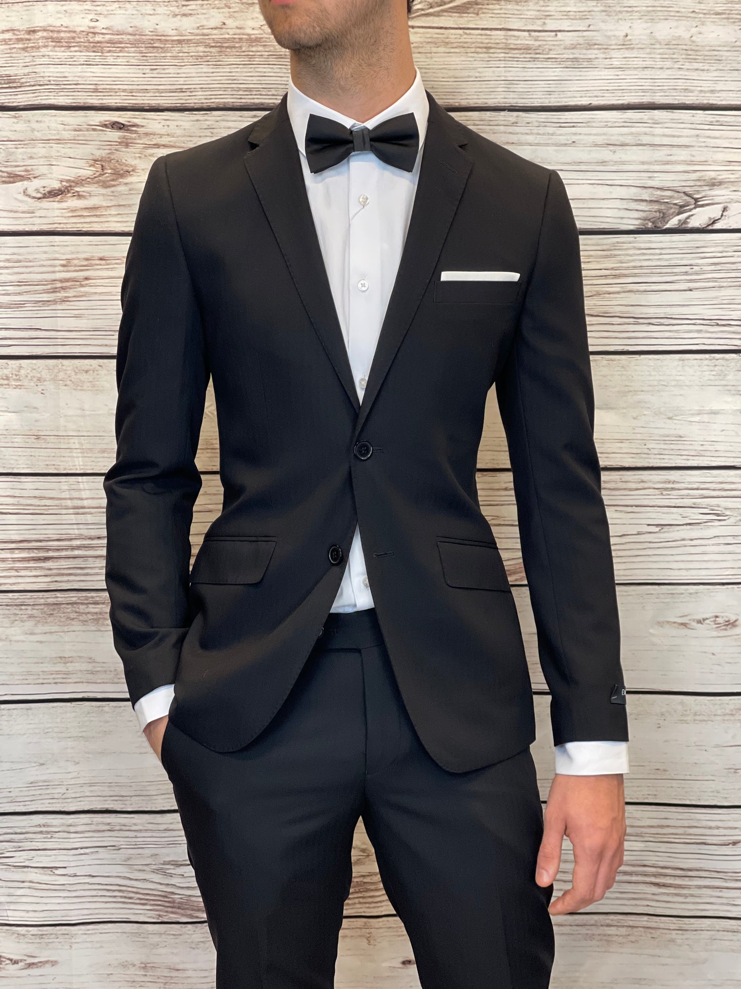 Suit EM Two Tone Black Stripe