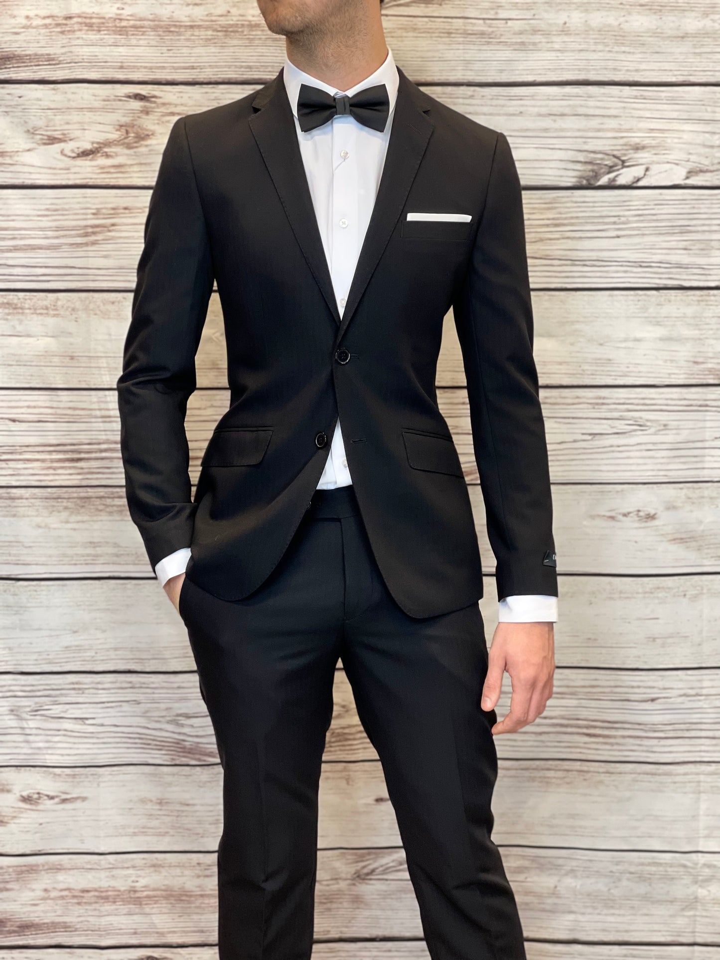 Suit EM Two Tone Black Stripe